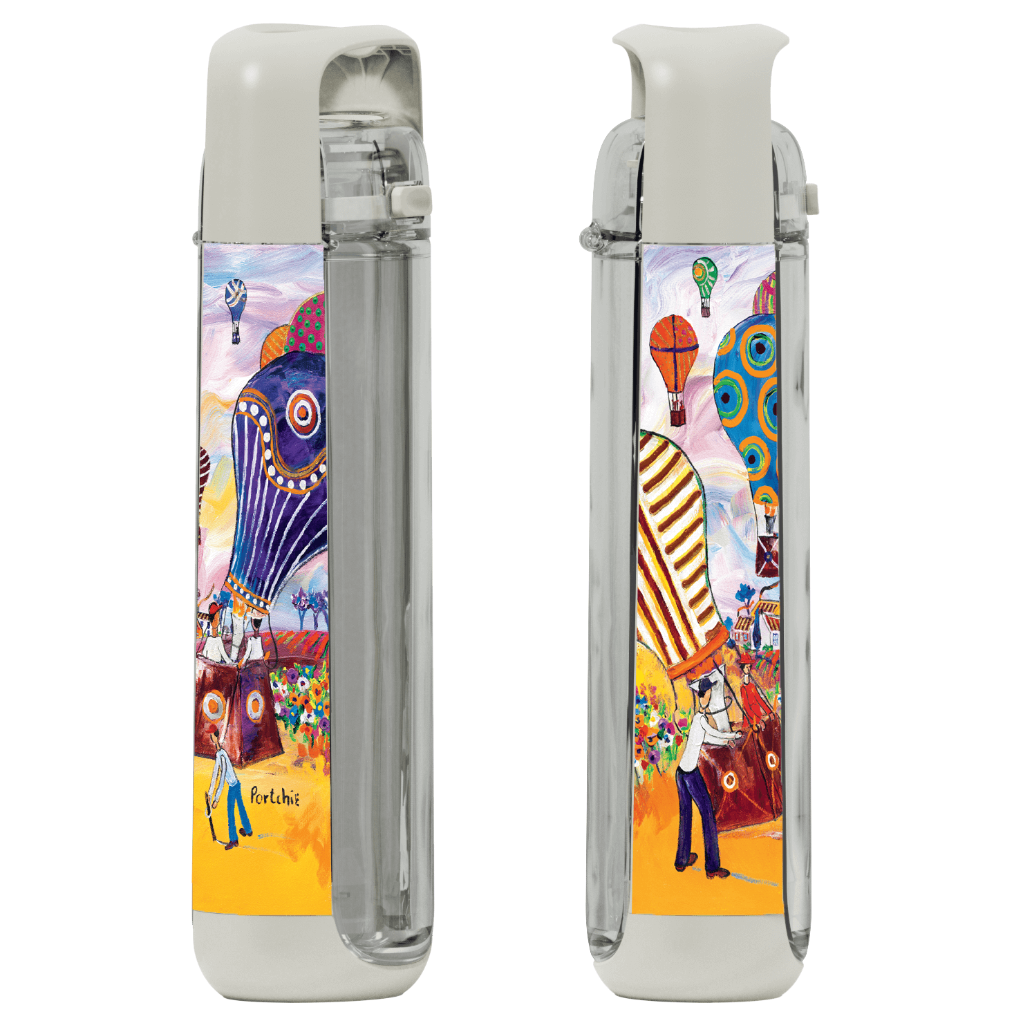 Kor Water Bottle with Portchie artwork