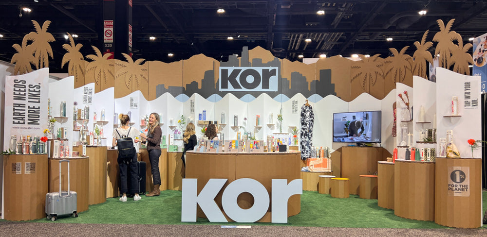Sip sustainably - Kor Water 
