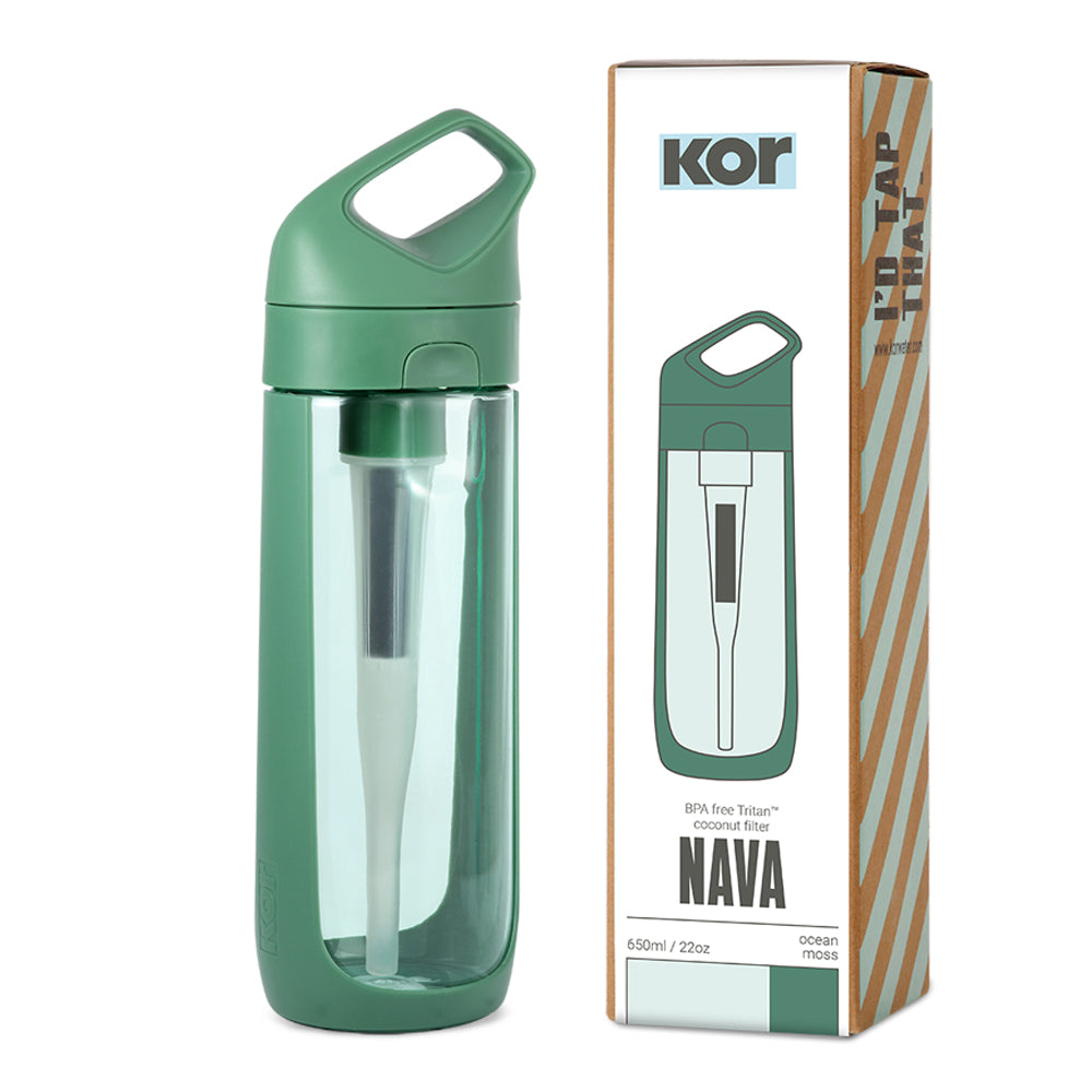 KOR Nava Filter Water Bottle 24 oz (700 mL) Kor Water