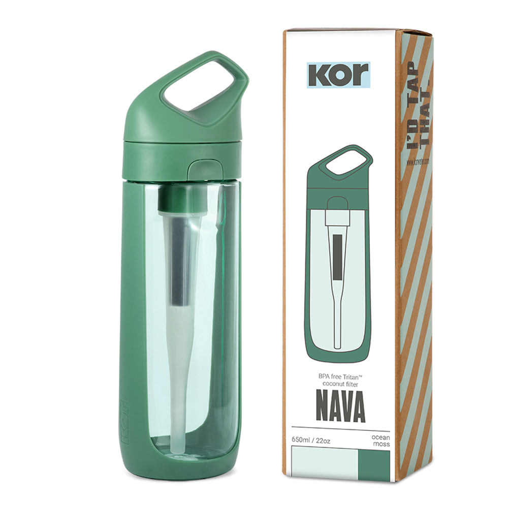 KOR Nava Filter Water Bottle - 24 oz (700 mL) – Kor Water